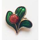 Брошь. Значок. СССР. Ягодка.