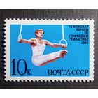 Марка СССР 1987 год Чемпионат Европы