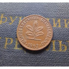 2 пфеннига 1962 (F) Германия ФРГ #01