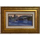 Казак О.И "Мой Минск", 1967г. Картон, масло. Размер 17х34,5 см.