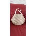 Винтажная плетеная сумка. Латунная фурнитура