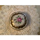 Шкатулка Роза позолота Германия винтаж