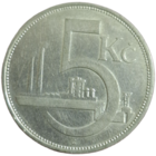 5 крон 1929 Чехословакия