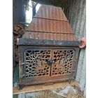 Антуражный Камин чугунный с мистическими драконами Минский завод отопительного оборудования разумный торг быстрая продажа