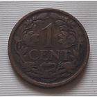 1 цент 1929 г. Нидерланды