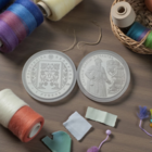 Ткачество. Слуцкие пояса, 1 рубль 2013 Slutsk belts CuNi