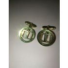 Запонки винтажные круглые