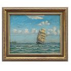 J.P. Nielsen Датский парусник холст, масло 35,3х45,5 см. Заключение