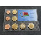 Беларусь. Набор монет европроба 2008 1 цент - 2 евро / в блистере