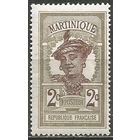 Мартиника. Островитянка. 1908г. Mi#57.