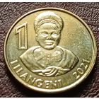 Эсватини (Свазиленд) 1 лилангени, 2021    ( 2-3-4 )