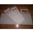 Занавеска,шторка,рушник,вышивка макраме ср.20-го века.С рубля.