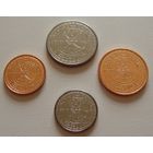 Оман. Набор 4 монеты 5, 10, 25, 50 байз 2015 год   "45 лет Султанату Оман"