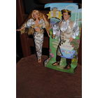 СУПЕР/распродажа:_Кукла Ken-(Кен)-Mattel,2004 года_Новый_И_+_Красотка кукла_Barbie/БАРБИ_Mattel_(б.у.)_/Но совсем мало/_В шикарном наряде и роскошными, как ниспадающий водопад волосами))=Ценна за Всё!