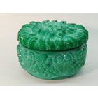 Шкатулка малахитовое стекло