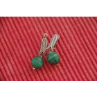 Серьги   ( малахит )