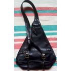 Мини сумка-рюкзак натуральная кожа made in Colombia