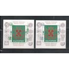 Болгария-1973 (Мих.БЛ.44041),  **  , Спорт, ОИ-1972, Космос, Зел.+сер.надп. (каталог 250 е)