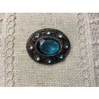 Брошь Лазурная Фантазия Англия 60-е г