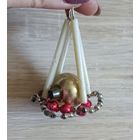 Елочные игрушки, стекло, стеклярус