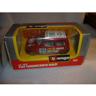 Модель авто FIAT CINQUECENTO RALLY. BURAGO. Made in ITALY. 1:43.