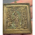 Икона Воскресение Христово. 19 век. Литье.