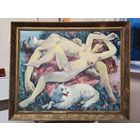 Картина маслом ню