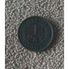 Дания 1 эре, 1912 Фредерик VIII