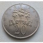Ямайка 20 центов, 1969 6-9-21