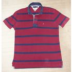 Рубашка поло  Tommy Hilfiger  гранатово-синяя. 50 (XL) рост 180см.