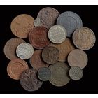 18 МОНЕТ РОССИЙСКОЙ ИМПЕРИИ (МЕДЬ, СЕРЕБРО)