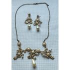 Комплект колье и серьги