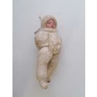 Елочная игрушка СССР Парашютист, вата