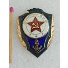 Знак. Отличник ВМФ СССР. тяжёлый, булавка