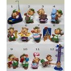 Киндер Полная коллекция Медведи на ярмарке 1996г. Коллекционное  состояние.