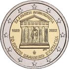 2 евро 2022 Греция 200 лет Конституции UNC из ролла