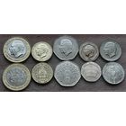 Гибралтар. 10, 20, 50 пенсов 1, 2 фунта 2023 год