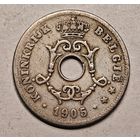 1905 год 10 сантим Бельгия