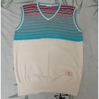 Жилетка Бело Голубая GAUDI WEAR WITH HAPPINESS Тонкий Трикотаж Хлопок 100%