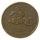 ЛИТОВСКАЯ РЕСПУБЛИКА. (ПЕРВАЯ РЕСПУБЛИКА). 5 ЦЕНТОВ 1925 г. ПАГОНЯ. ЛЁН.