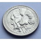 25 центов 2013 г., Национальный мемориал Маунт-Рашмор, штат Южная Дакота, США