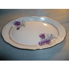 Большое Блюдо Тарелка Фарфор Рига СССР