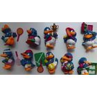 Вороны теннис на теннисном корте Теннисистки Киндер серия