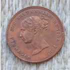 Великобритании 1/2 фартинга 1842 года. Виктория. Корона. Предложи свою цену или обмен!