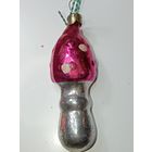 Ёлочная игрушка - Гриб , СССР .