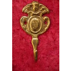 Вешалка - крючок латунный     ( 5 х 10 см )