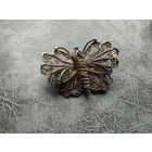 Брошь Бабочка Филигрань Серебро Россия ? Германия ? Антик