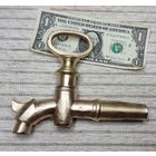 Старт с 1 Рубля !!! Старинный бочковой кран бочка вино пиво Латунь