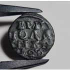 Полушка ВРП 1720 года, год цифрами, ХОРОШАЯ!