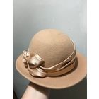 Шляпа 56 Польша Шерсть цвет песочный